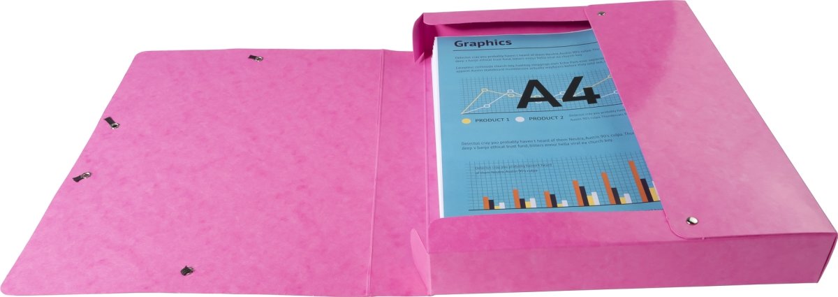 Exacompta Iderama arkivbox, 40 mm, rosa