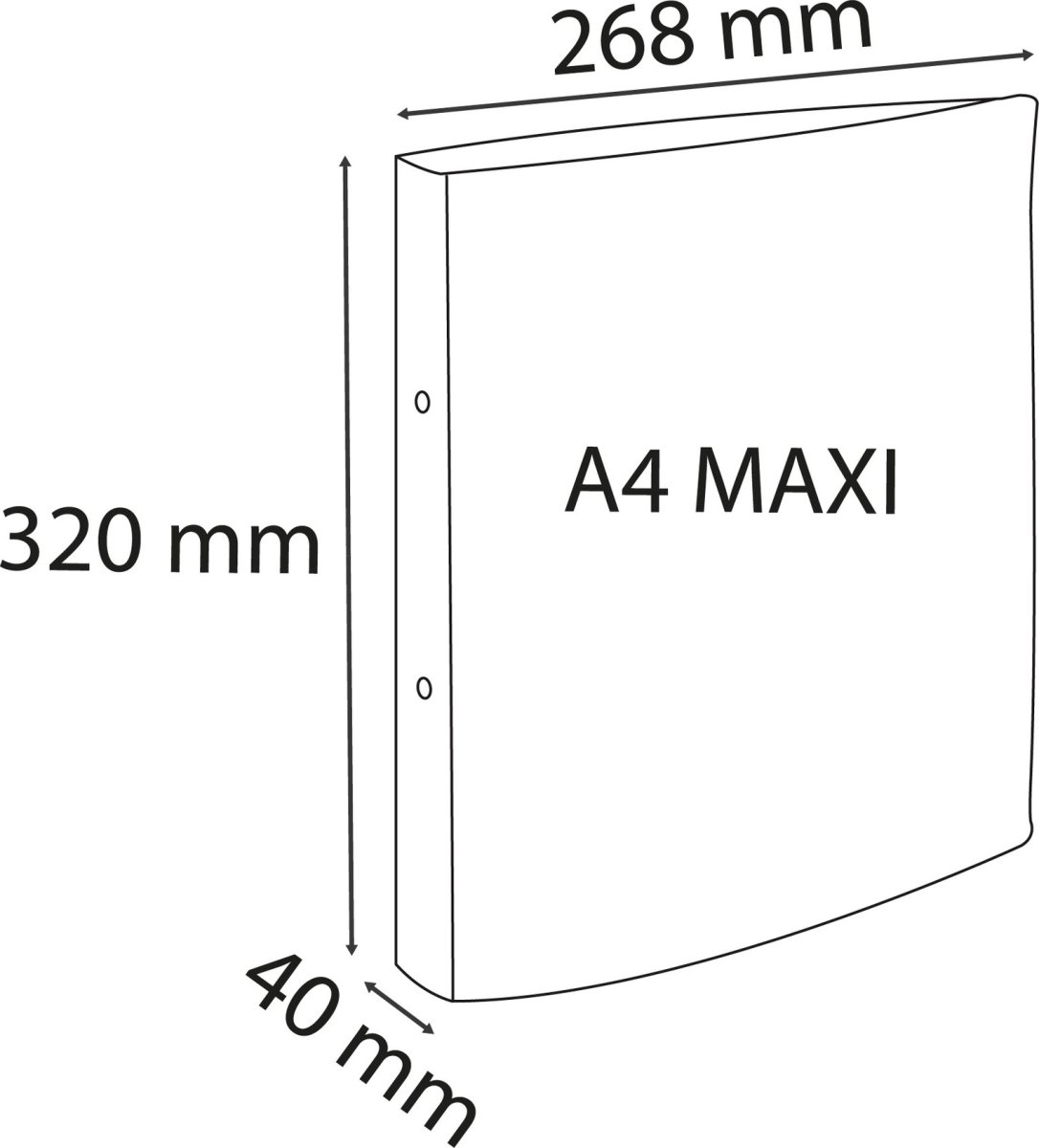 Exacompta Iderama Ringpärm, 40 mm, 2R, ass.