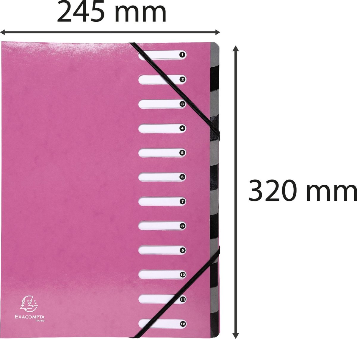 Exacompta Iderama Sorteringsmapp, rosa
