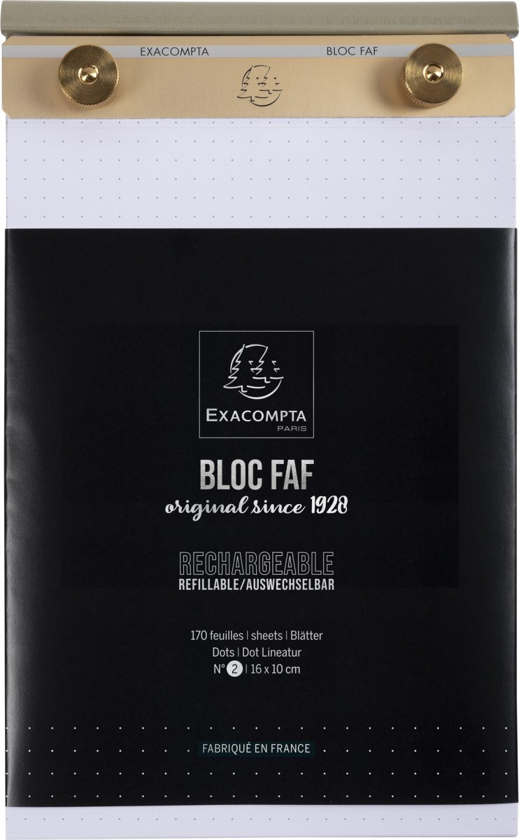 Exacompta Desk Pad Block, nr 2, prickad