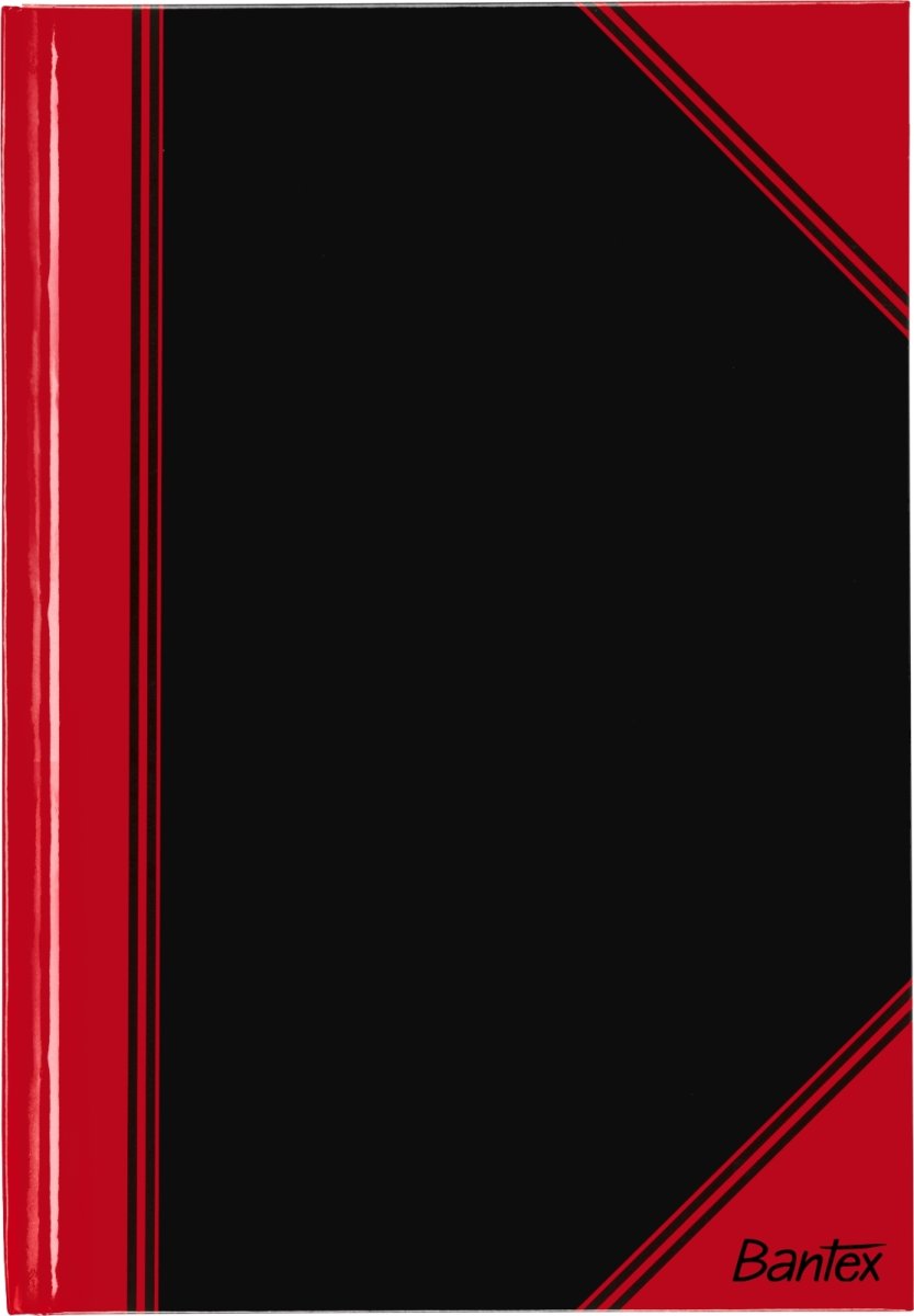 Bantex Kina Notes A5 Blank Svart/röd