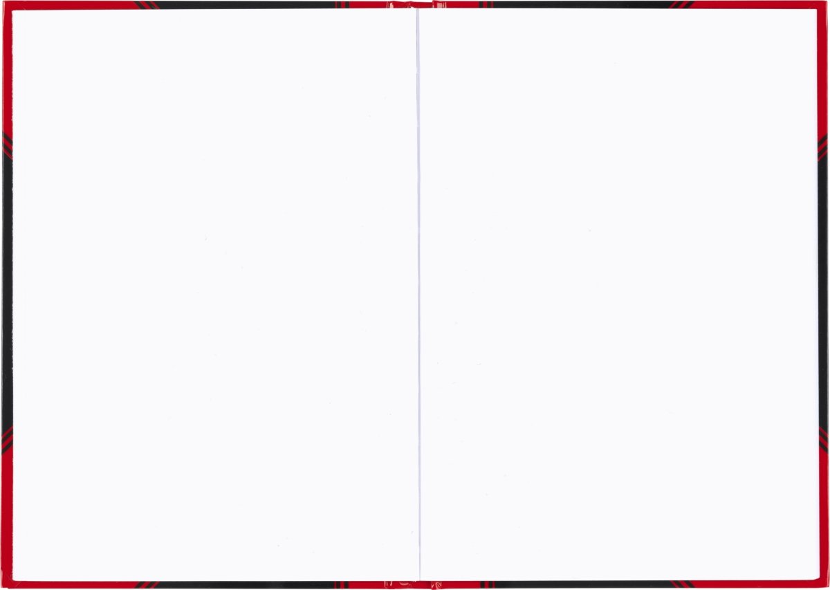 Bantex Kina Notes A5 Blank Svart/röd