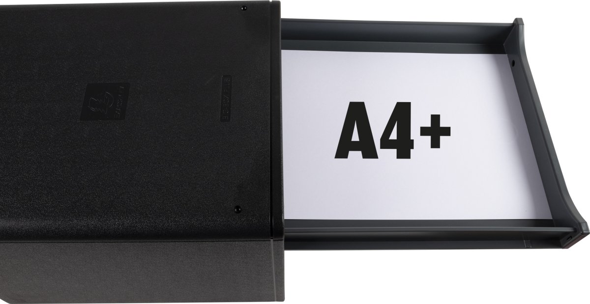 Exacompta Big-Box+ Skrivbordsbyrå, svart/svart