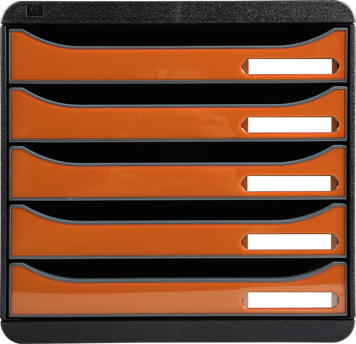 Exacompta Big-Box+ Skrivbordsbyrå, svart/orange