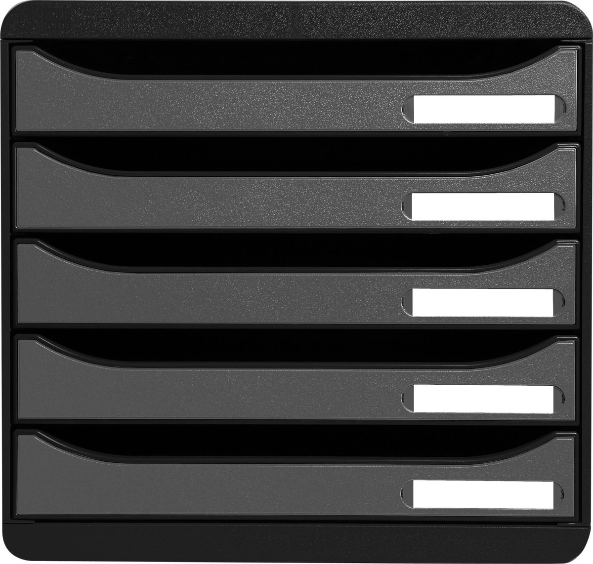 Exacompta Big-Box+ Skrivbordsbyrå, svart/silver