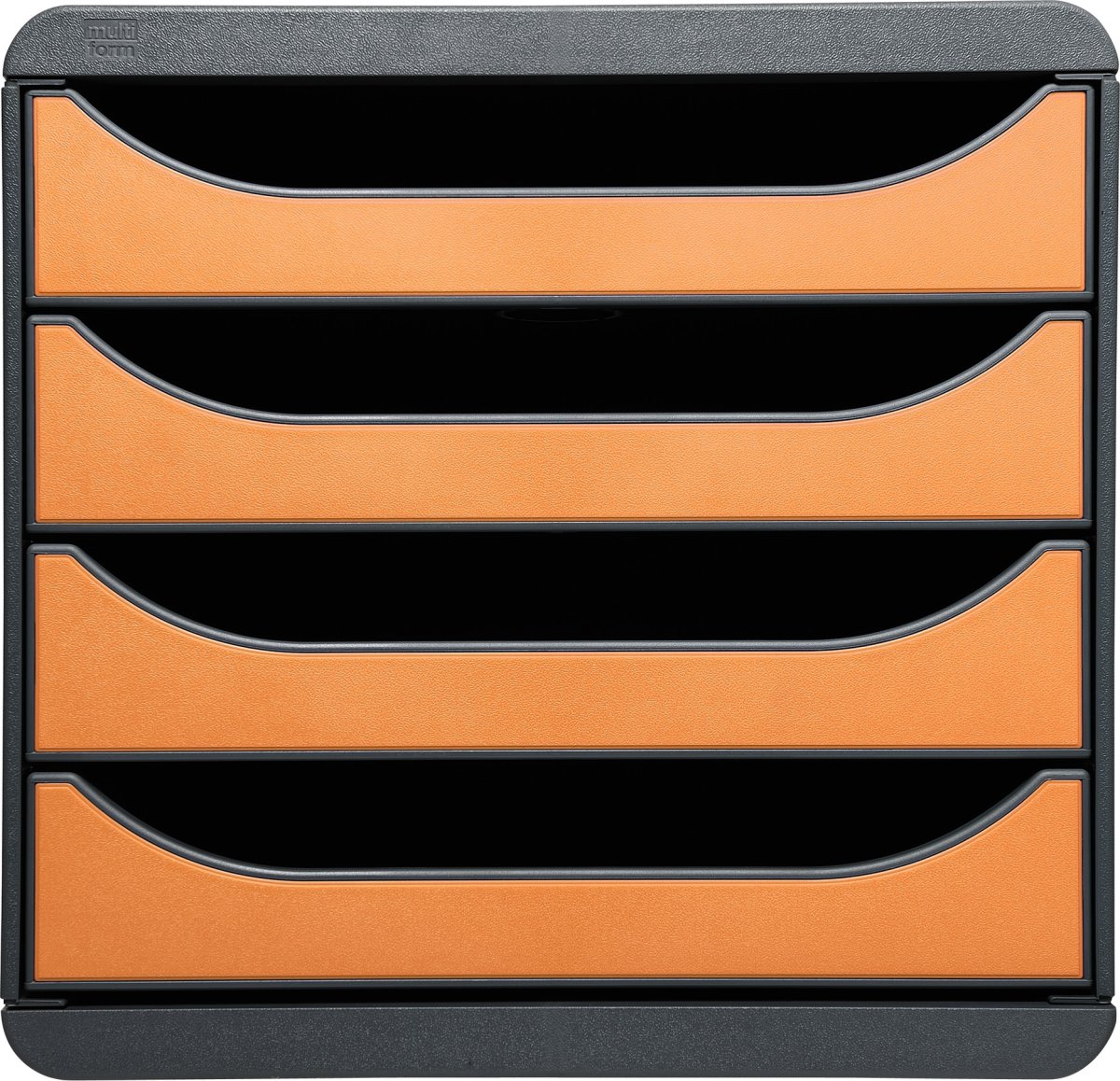Exacompta Big-Box Skrivbordsbyrå, 4st/svart/orange