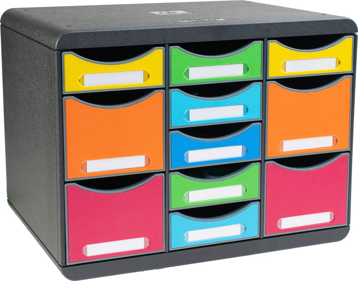 Exacompta Store-Box Skrivbordsbyrå, harlequin