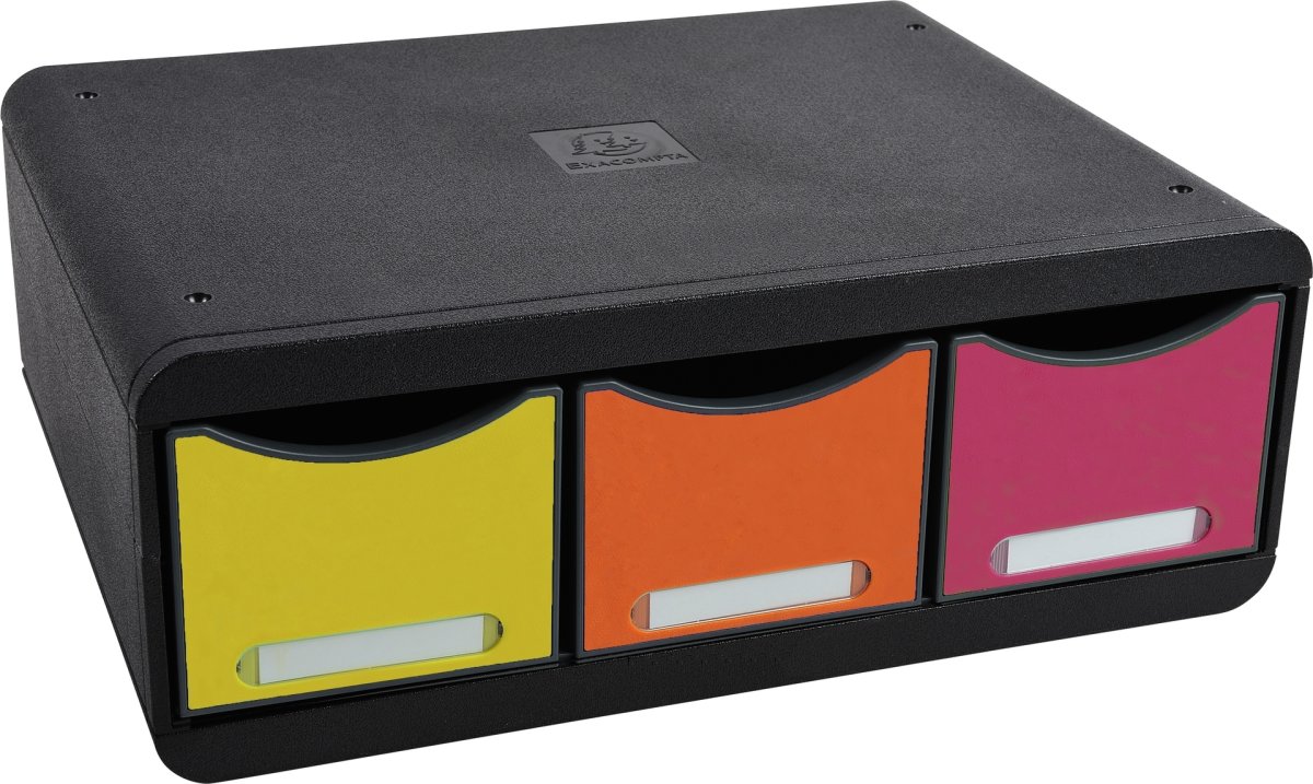 Exacompta Toolbox Skrivbordsbyrå, 3 st, harlekin