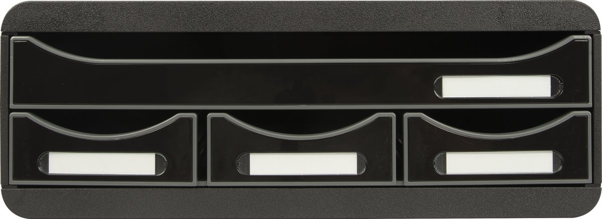 Exacompta Toolbox Skrivbordsbyrå, st, svart/svart