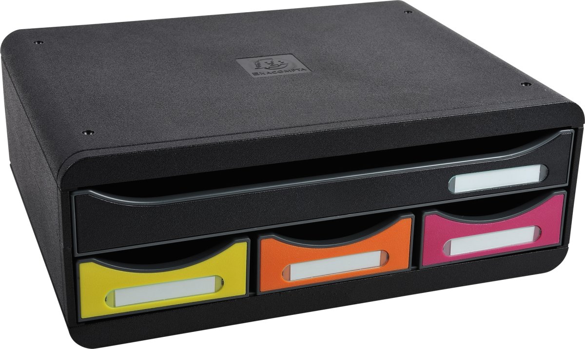 Exacompta Toolbox Skrivbordsbyrå, 4 st, harlekin