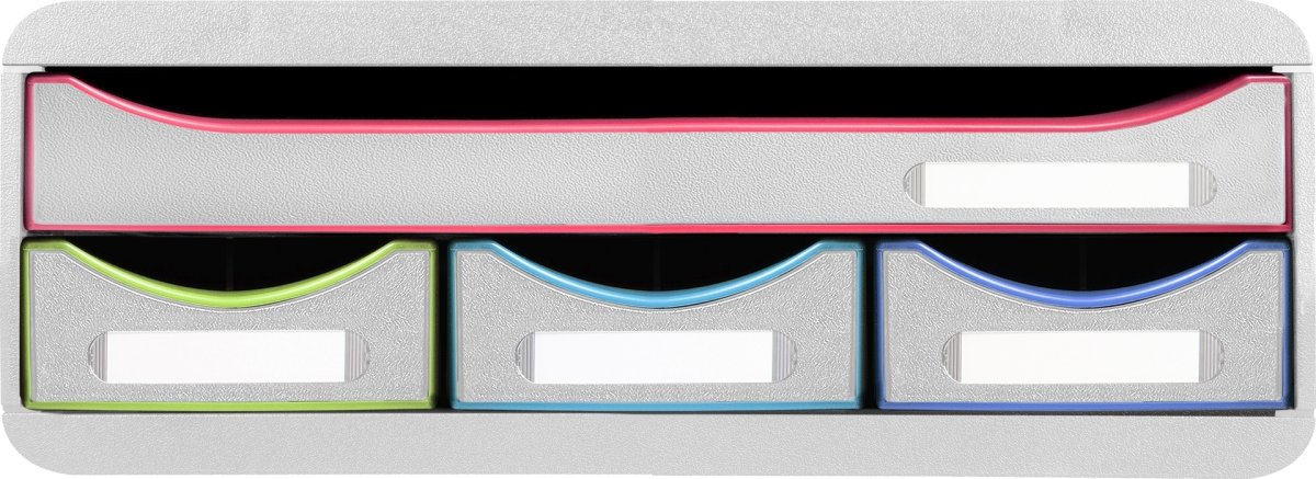 Exacompta Toolbox Skrivbordsbyrå, 4 st, vit