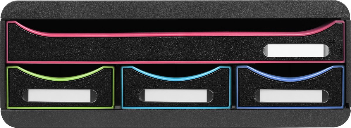 Exacompta Toolbox Skrivbordsbyrå, 4 st, svart