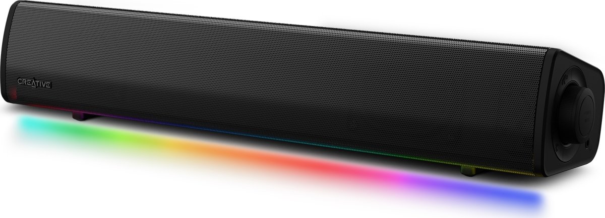Creative Sound Blaster GS3 gaming soundbar, svart