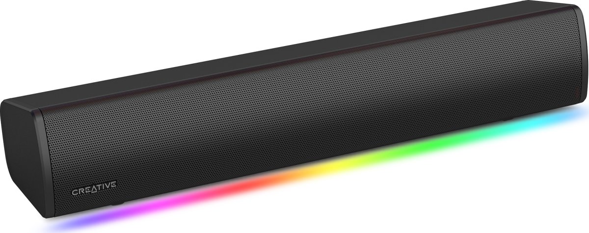 Creative Sound Blaster GS3 gaming soundbar, svart