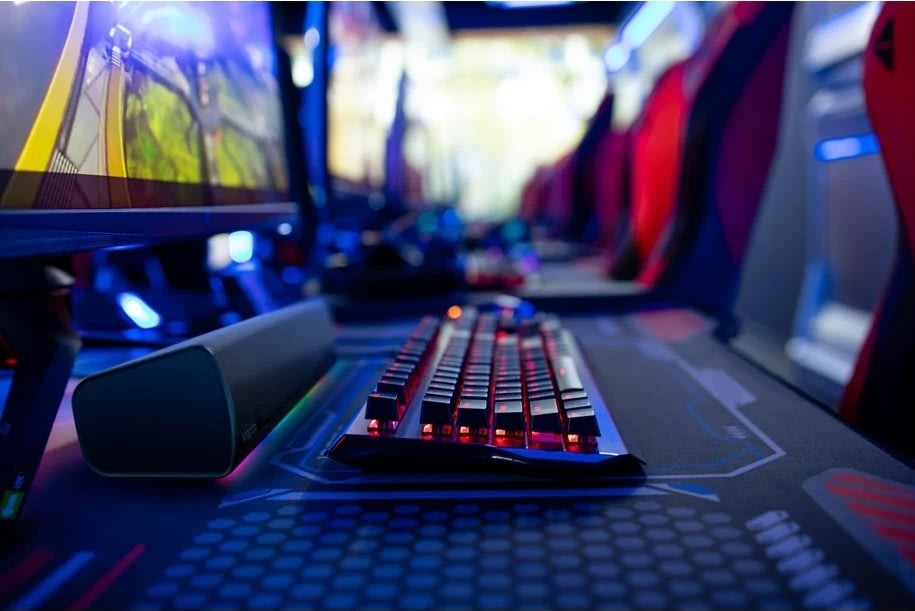Creative Sound Blaster GS3 gaming soundbar, svart