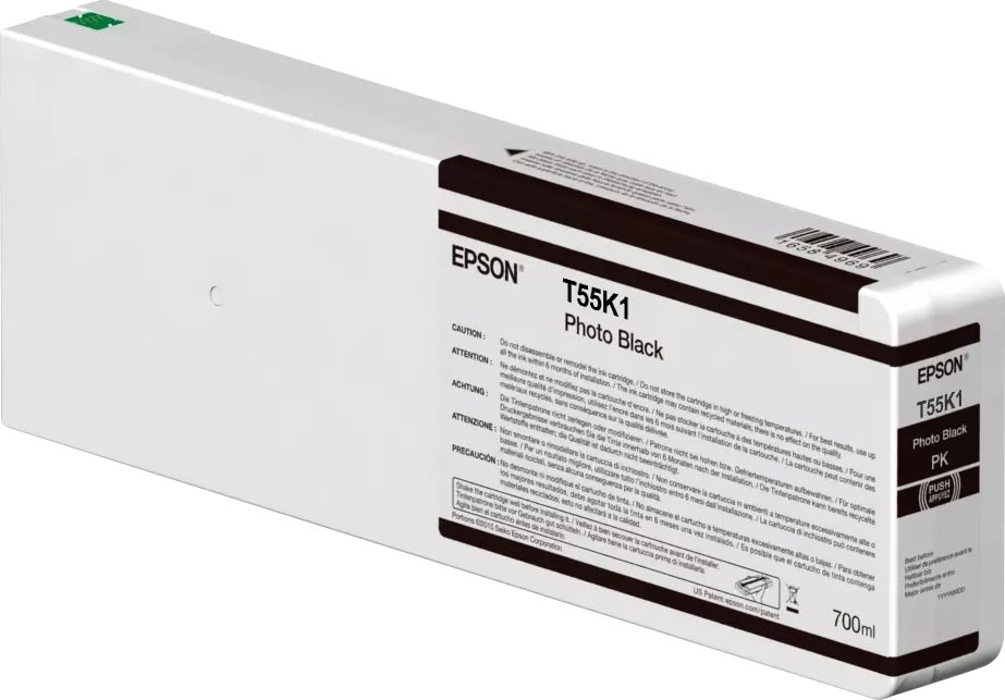 Epson T55K100 UltraChrome HDX bläckpatr, fotosvart
