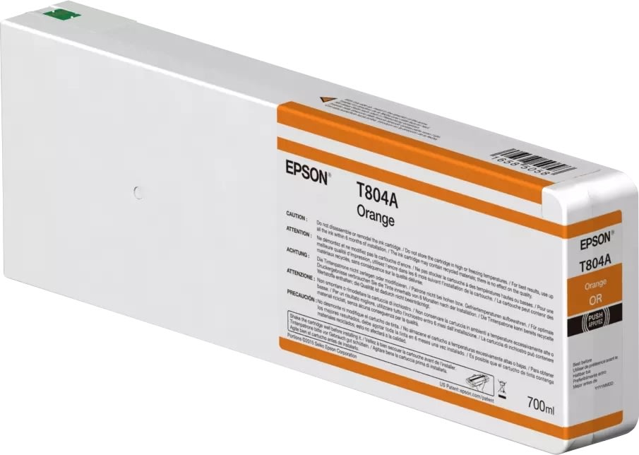 Epson T804A00 UltraChrome HDX bläckpatron, orange