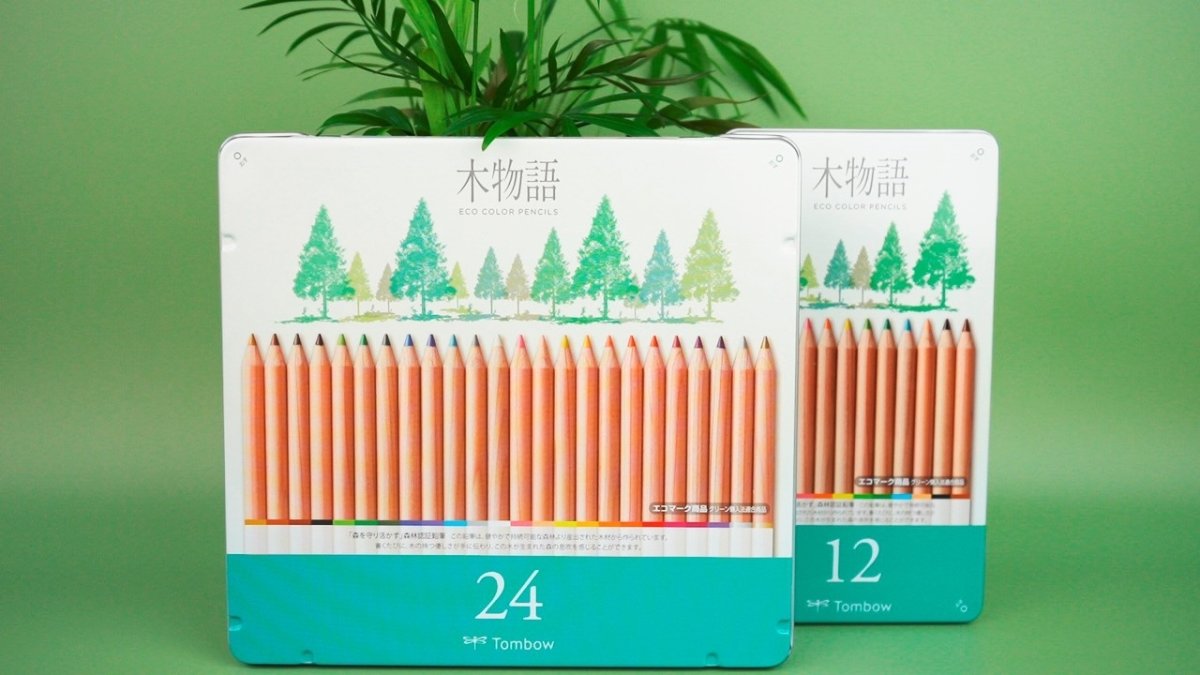 Tombow Eco Color-kritor, 12 färger