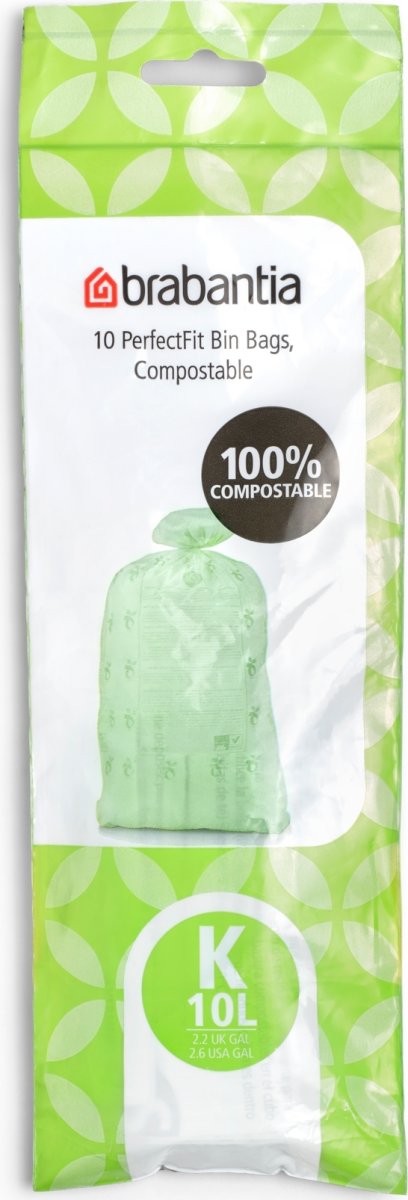 Brabantia Avfallspåse K, 10 liter, 10 st.