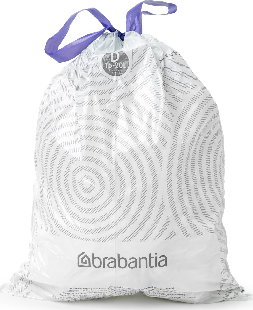 Brabantia Avfallspåse D, 15-20 liter, 20 st.
