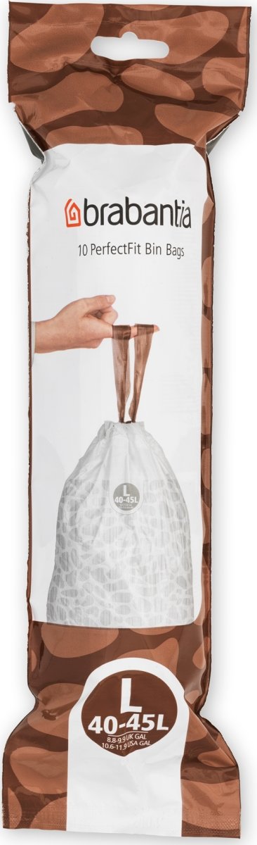 Brabantia Avfallspåse L, 45 liter, 10 st.