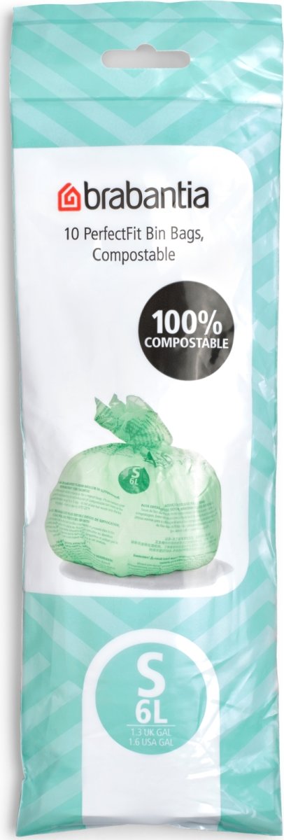 Brabantia Avfallspåse S, 6 liter, 10 st.