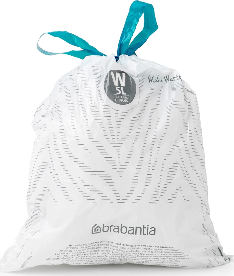 Brabantia Avfallspåse W, 5 liter, 20 st.