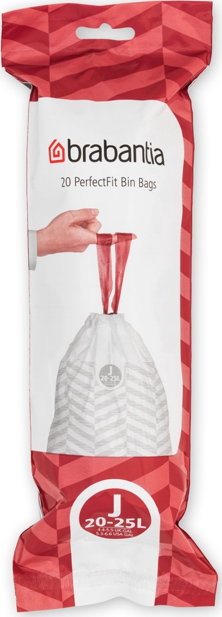 Brabantia Avfallspåse J, 20-25 liter, 20 st.