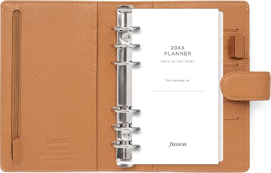 Filofax Norfolk Kalenderpärm, Pers., Almond