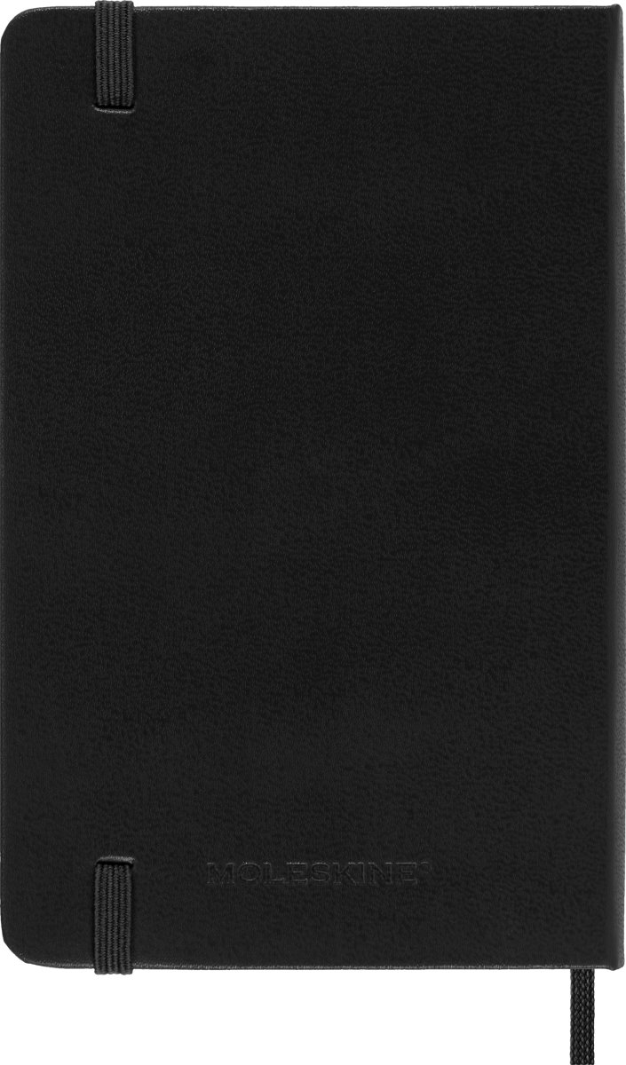 Moleskine 2025 Kalender, H, Vecka h., Poc., Svart