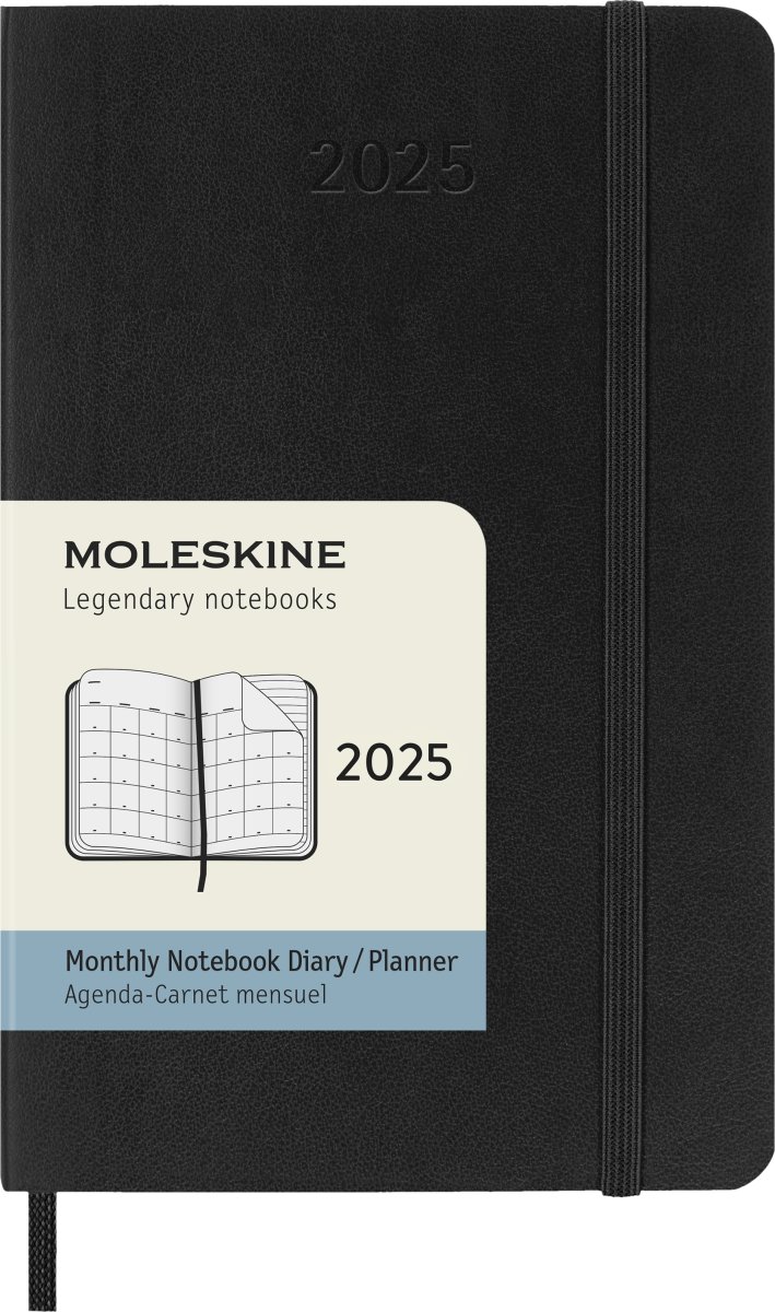 Moleskine 2025 Kalender, S, Månad, Poc.