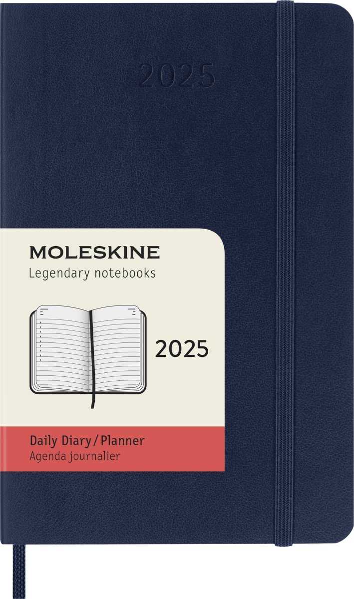 Moleskine 2025 Kalender, S, Dag, Poc., Blå