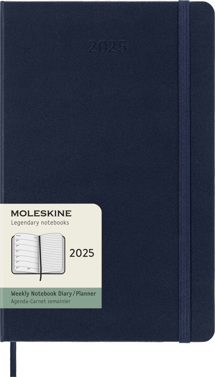 Moleskine 2025 Kalender, H, Vecka, L, Blå