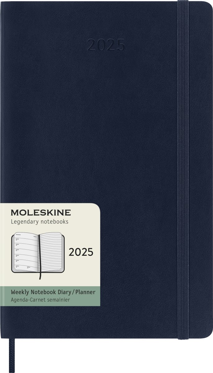 Moleskine 2025 Kalender, S, Vecka, L, Blå