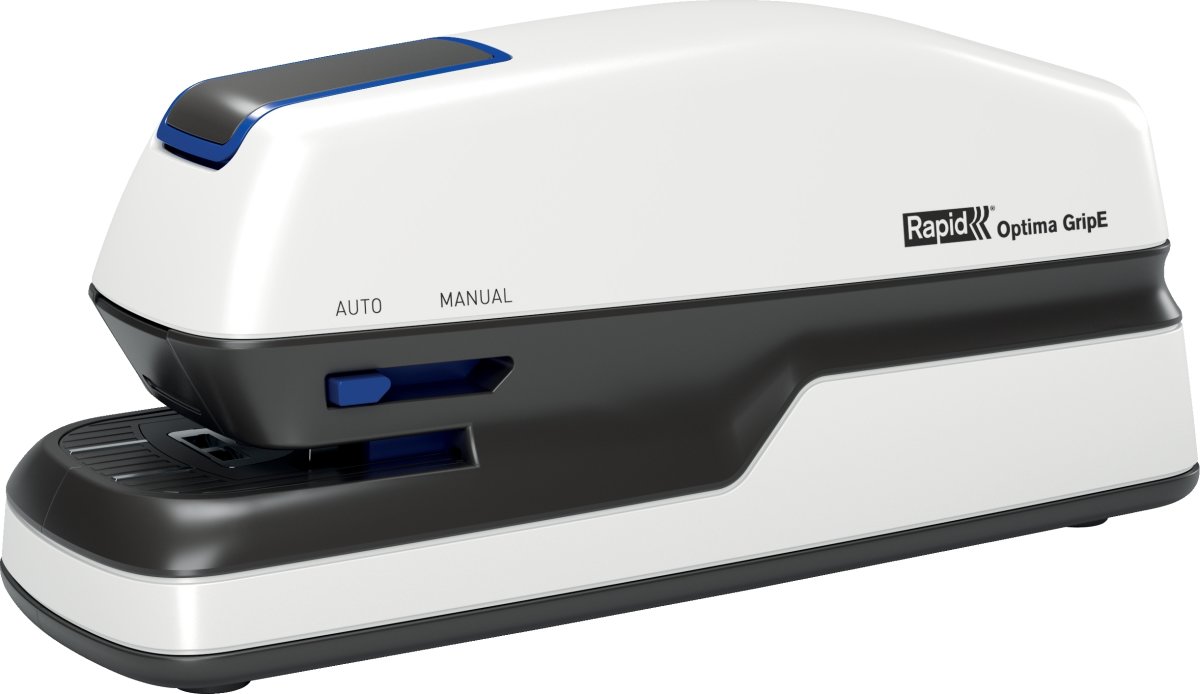 Rapid Optima GripE Elektrisk häftapparat, 20 ark