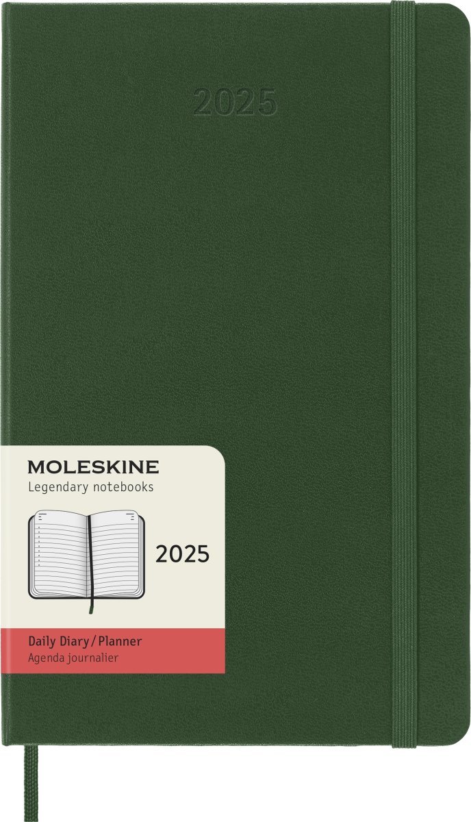 Moleskine 2025 Kalender, H, Dag, L, Grön