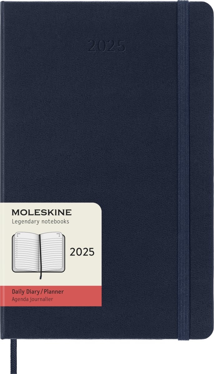 Moleskine 2025 Kalender, H, Dag, L, Blå