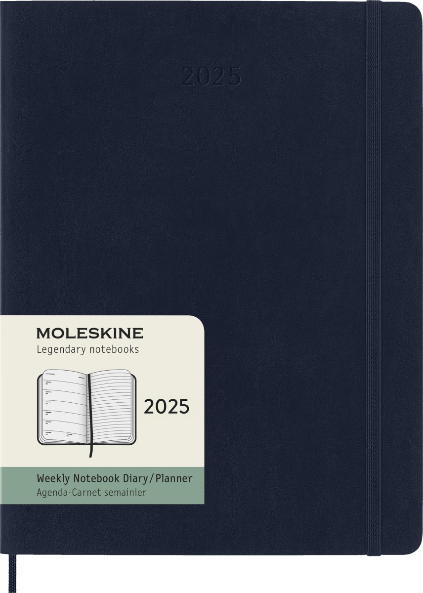 Moleskine 2025 Kalender, S, Vecka, XL, Blå