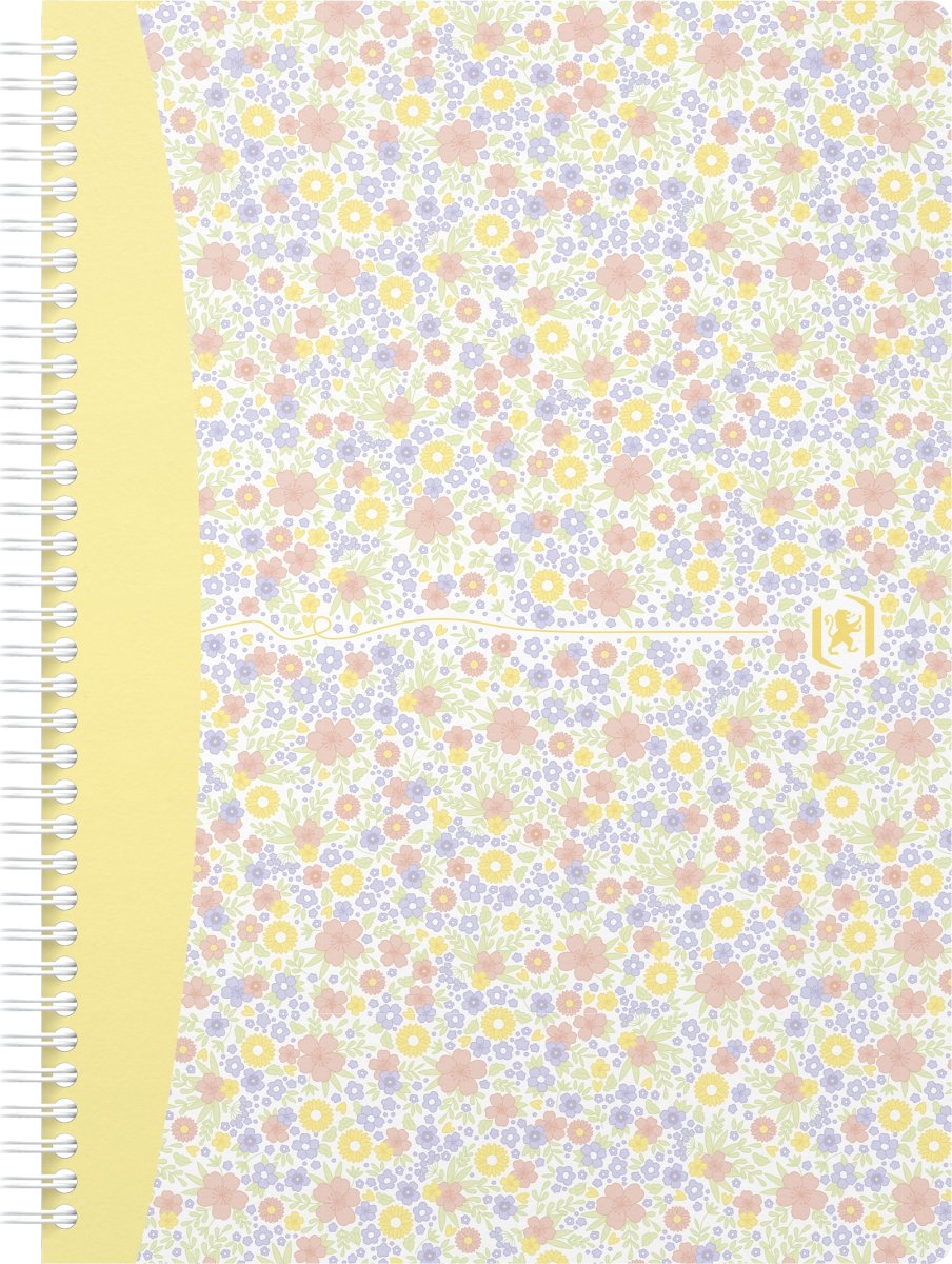 Block Oxford Floral B5 Rutat Färgmix