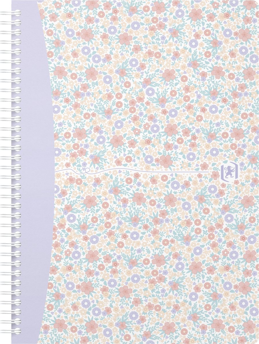 Block Oxford Floral B5 Rutat Färgmix