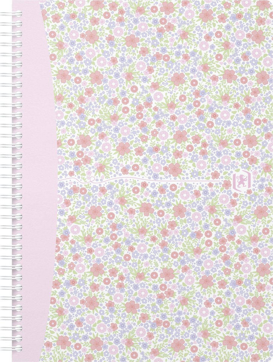Block Oxford Floral B5 Rutat Färgmix