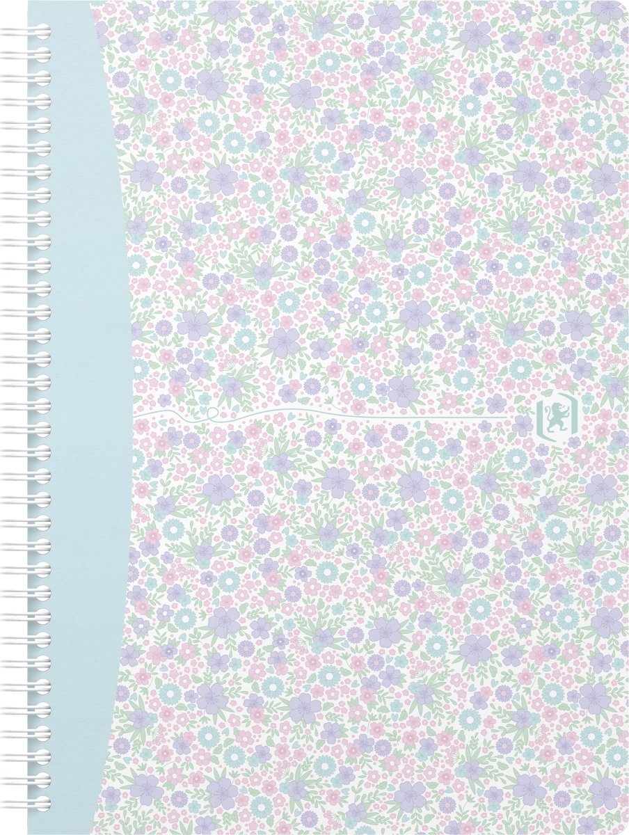 Block Oxford Floral B5 Rutat Färgmix
