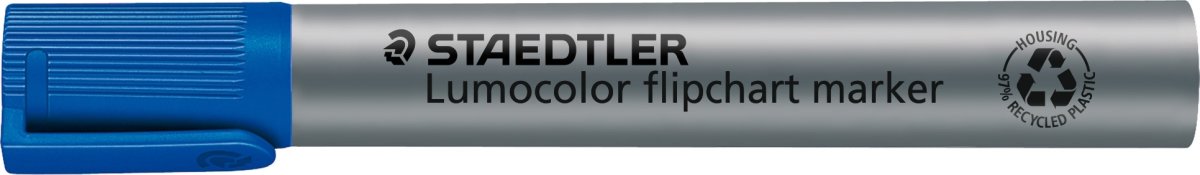 Staedtler Lumocolor 356 FO märkpenna, rund, blå