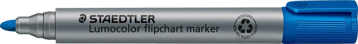 Staedtler Lumocolor 356 FO märkpenna, rund, blå