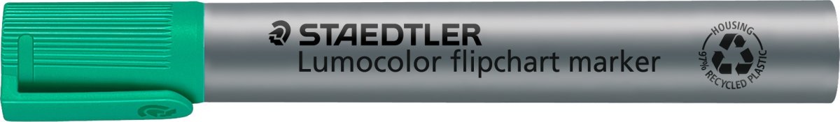 Staedtler Lumocolor 356 FO märkpenna, rund, grön