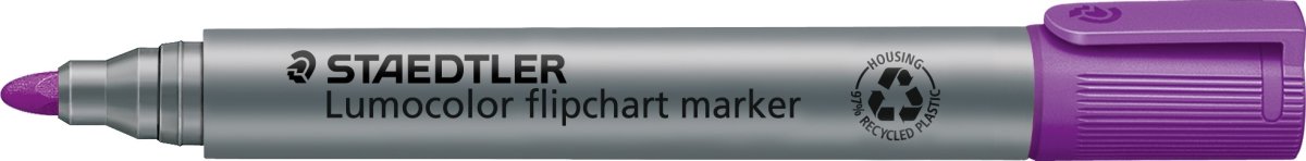 Staedtler Lumocolor 356 FO märkpenna, rund, lila