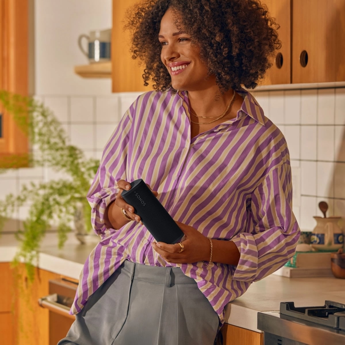 Sonos Roam 2 bärbar högtalare, svart