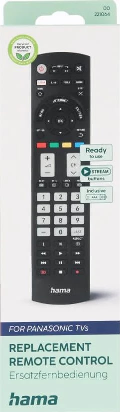 HAMA Universell fjärrkontroll för Panasonic
