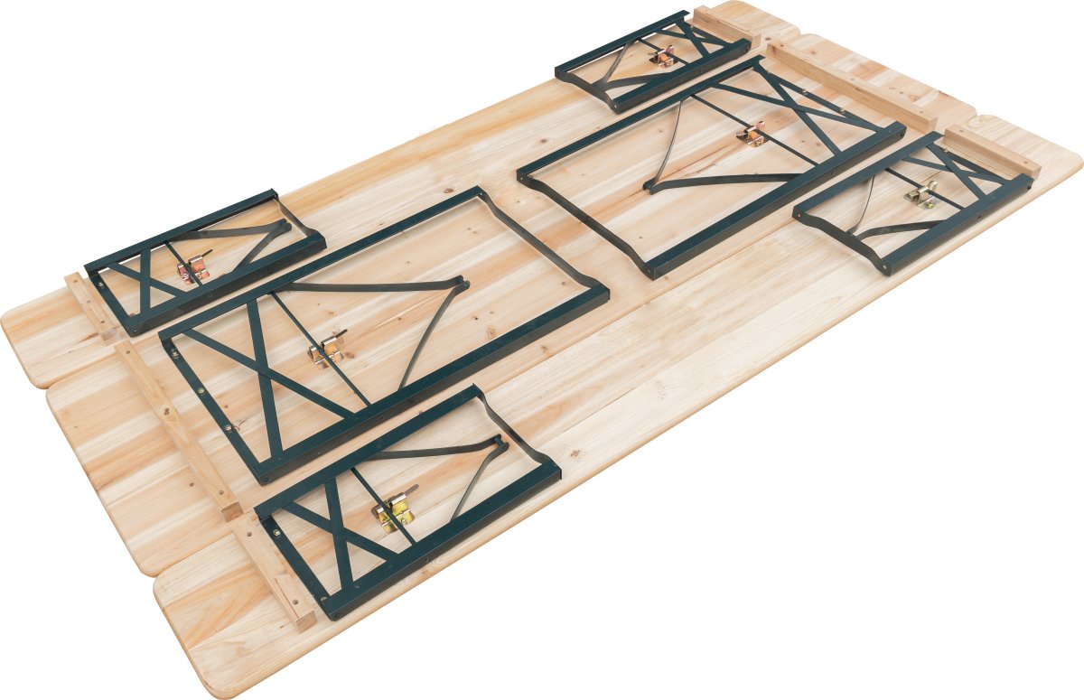 Festival bord-bänkset, hopfällbart, 200x50 cm, FSC