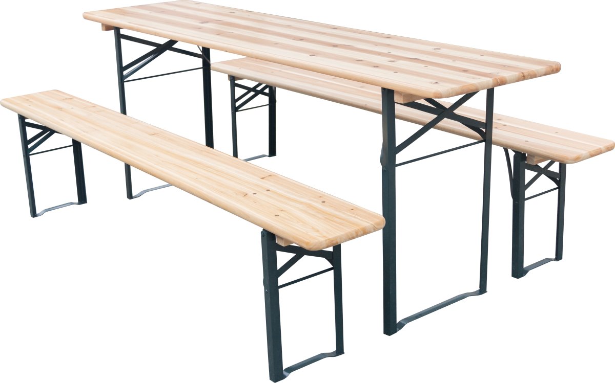 Festival bord-bänkset, hopfällbart, 200x50 cm, FSC